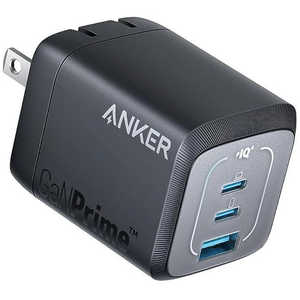 アンカー Anker Japan 充電器 Anker Prime Wall Charger (67W、3Ports、GaN) ［3ポート /USB Power Delivery対応 /GaN(窒化ガリウム) 採用］ ブラック A2669N11
