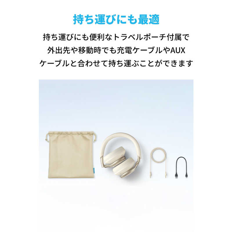 アンカー Anker Japan アンカー Anker Japan Anker Soundcore Space One White ［Bluetooth /ノイズキャンセリング対応］ ホワイト SPACEONE SPACEONE
