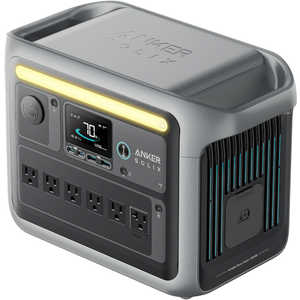 アンカー Anker Japan ポータブル電源 Anker Solix C1000 Portable Power Station ［11出力 /USB Power Delivery対応］ グレー A17615A1