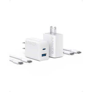 󥫡 Anker Japan Ŵ Anker Charger (20W2-port) with USB-C  USB-C ֥ ۥ磻ȡUSB Power Deliveryб /1ݡȡ B2348122