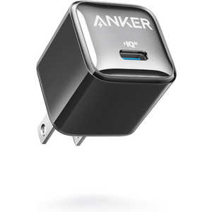 アンカー Anker Japan 充電器 Anker Nano Charger (20W) Black ［1ポート /USB Power Delivery対応］ A2637N16