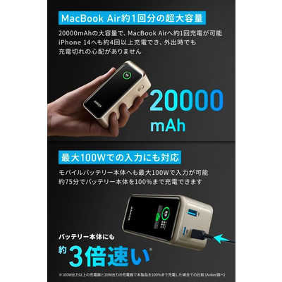 アンカー Anker Japan モバイルバッテリー Anker Prime Power Bank