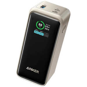 アンカー Anker Japan モバイルバッテリー Anker Prime Power Bank (20000mAh、200W) ［USB Power Delivery対応 /3ポート］ ゴールド A13360B1