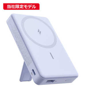 󥫡 Anker Japan ХХåƥ꡼ Anker MagGo Power Bank (10000mAh7.5WStand) Violet USB Power Deliveryб /2ݡȡ å A1652