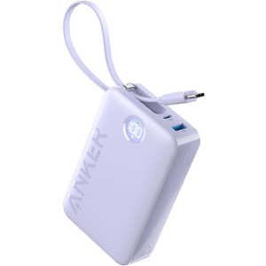Anker Power Bank パープル Anker Nano Power Bank with Built-in Lightning Connector