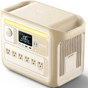アンカー Anker Japan Anker Solix C1000 Portable Power Station Beige ［11出力 /USB Power Delivery対応］ ベージュ A1761521