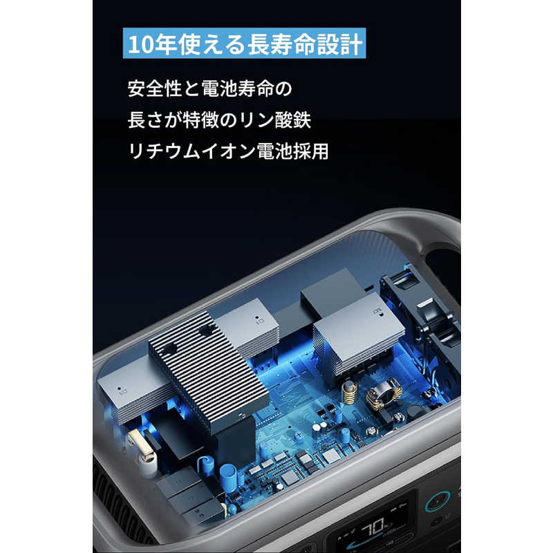 アンカー Anker Japan アンカー Anker Japan Solix BP1000 拡張バッテリー (1056Wh) Gray A17611A1-85 A17611A1-85