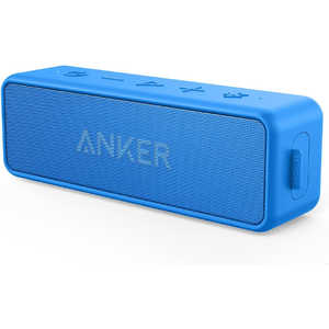 アンカー Anker Japan ブルートゥーススピーカー SoundCore 2(USB Type-C充電) ［防水 /Bluetooth対応］ ブルー A3105036