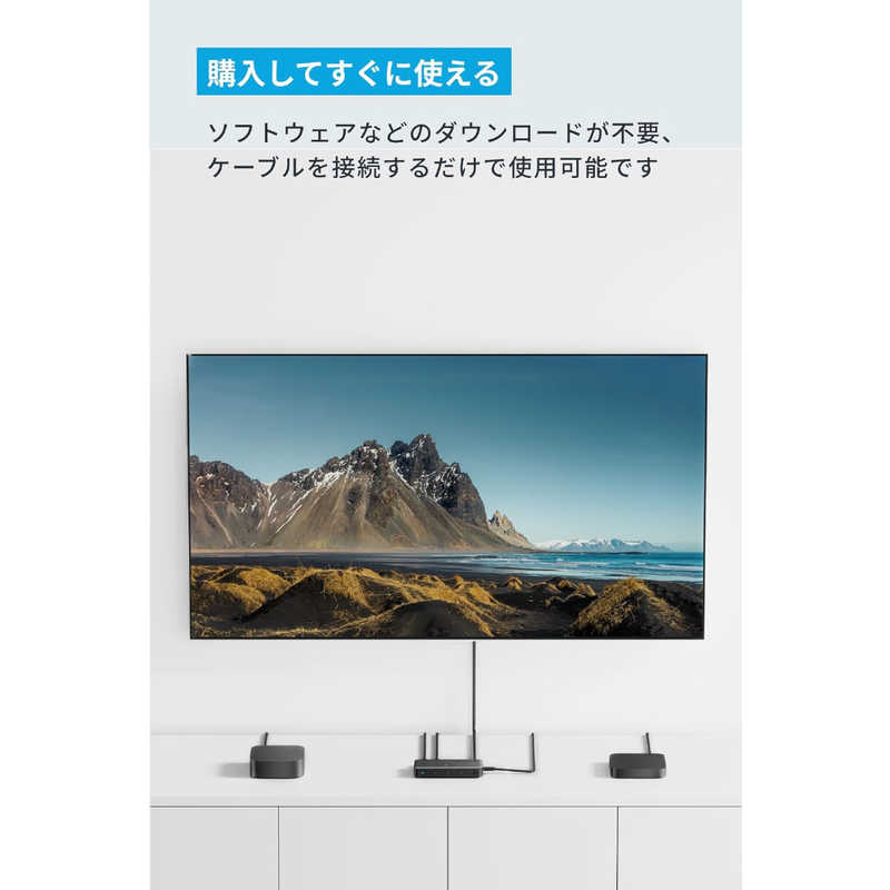 アンカー Anker Japan アンカー Anker Japan HDMI切替器 HDMI Switch(4-in-1 Out、4K HDMI) A83H20A1 A83H20A1