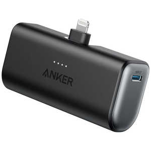 󥫡 Anker Japan ХХåƥ꡼ Anker Nano Power Bank (12WBuilt-In Lightning Connector) ֥å A1645N11