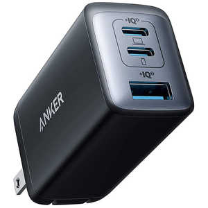 アンカー Anker Japan Anker PowerPort III 3-Port 65W Pod Black ［3ポート /USB Power Delivery対応 /GaN採用］ A2667N12