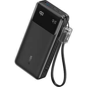 󥫡 Anker Japan ХХåƥ꡼ Power Bank (20000mAh30W) USB Power Deliveryб /3ݡȡ ֥å A1384N11