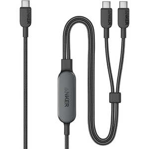 AJ[ Anker Japan Anker USB-C  USB-C P[u (2-in-1A140W) 1.2m mUSB Power DeliveryΉn ubN A8895011