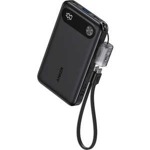 アンカー Anker Japan モバイルバッテリー Anker Power Bank (10000mAh、22.5W) ［USB Power Delivery対応 /3ポート］ ブラック A1257011