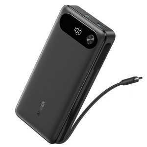 󥫡 Anker Japan ХХåƥ꡼ Anker Power Bank (20000mAh 87W Built-In USB-C ֥) 3ݡȡ ֥å A1383N11