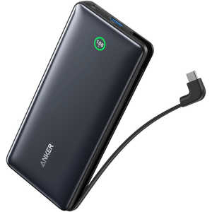 󥫡 Anker Japan Anker Nano Power Bank (20000mAh 30W Built-In USB-C ֥) Black USB Power Deliveryб ֥å A1387N11