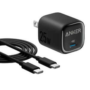 󥫡 Anker Japan ®Ŵ Anker Charger (25W) with USB-C  USB-C ֥ USB Power Deliveryб /1ݡȡ ֥å B2656111