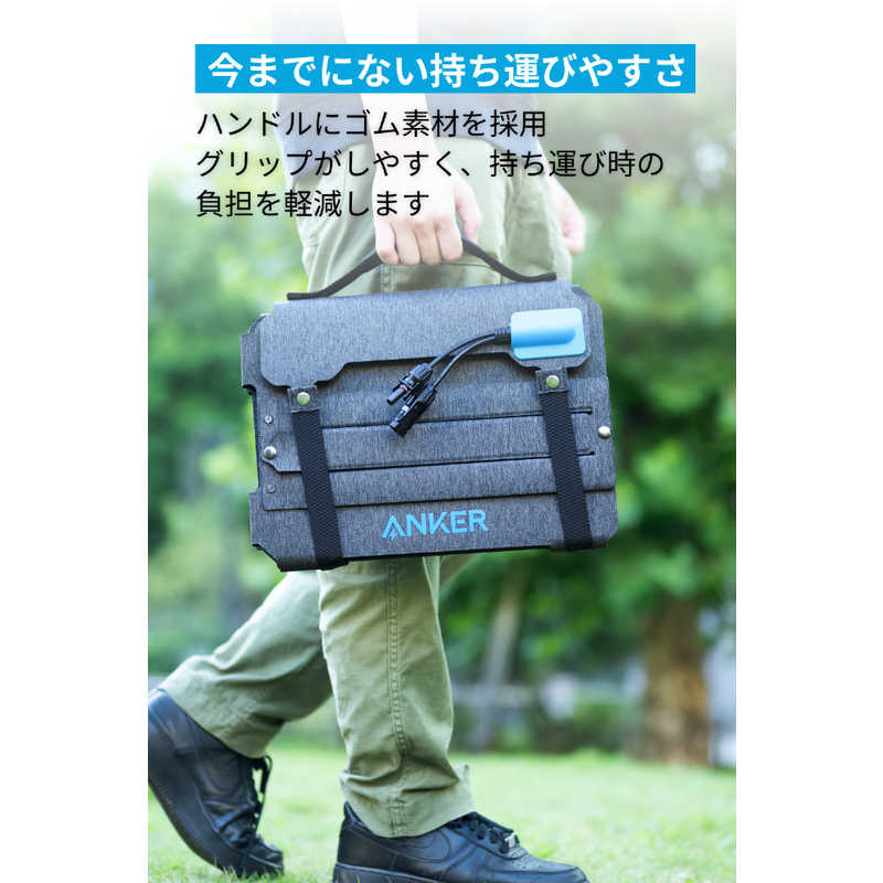 アンカー Anker Japan アンカー Anker Japan ソーラーパネル Solix PS100 Compact Portable Solar Panel Anker Solix グレー A2435NA1 A2435NA1