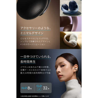 アンカー Anker Japan フルワイヤレスイヤホン Soundcore AeroClip