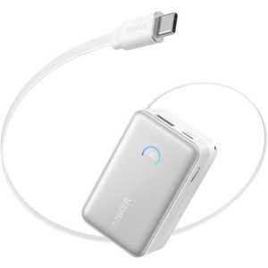 AJ[ Anker Japan oCobe[ Nano Power Bank (10000mAh 45W 莮 USB-CP[u) mUSB Power DeliveryΉ / 2|[gn zCg A1638N21