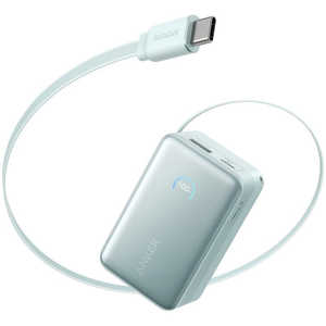 AJ[ Anker Japan oCobe[ Nano Power Bank (10000mAh 45W 莮 USB-CP[u) mUSB Power DeliveryΉ / 2|[gn ~gu[ A1638N