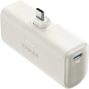 󥫡 Anker Japan ХХåƥ꡼ Nano Power Bank (22.5W Built-In USB-C Connector) 1ݡȡ ۥ磻 A1653N21