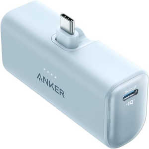 󥫡 Anker Japan ХХåƥ꡼ Nano Power Bank (22.5W Built-In USB-C Connector) 1ݡȡ ֥롼 A1653NG1