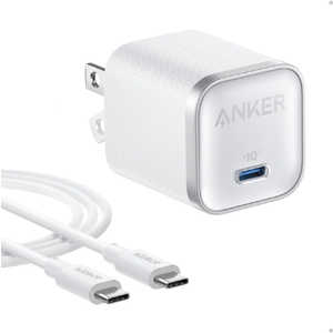 アンカー Anker Japan Anker Nano Charger (45W) with USB-C & USB-C ケーブル ホワイト B2692N21 アンカー Anker Japan Anker Nano Charger (45W) with USB-C & USB-C ケーブル ホワイト B2692N21