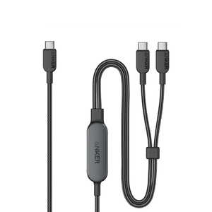アンカー Anker Japan USB-C & USB-C ケーブル (2-in-1 140W) 1.8m ブラック A8895N12 アンカー Anker Japan USB-C & USB-C ケーブル (2-in-1 140W) 1.8m ブラック A8895N12