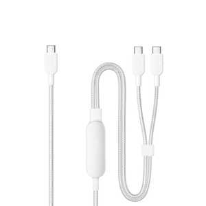 アンカー Anker Japan USB-C & USB-C ケーブル (2-in-1 140W) 1.8m ホワイト A8895N22 アンカー Anker Japan USB-C & USB-C ケーブル (2-in-1 140W) 1.8m ホワイト A8895N22