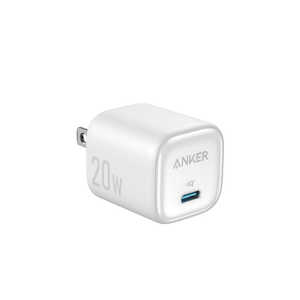 󥫡 Anker Japan Anker Zolo Charger (20W PD 3.0) 1ݡ / USB Power Deliveryб / GaN(ⲽꥦ) ѡ ۥ磻 A2699N21