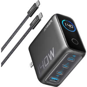 󥫡 Anker Japan Charger (140W 4 Ports) with USB-C  USB-C ֥ 4ݡ / USB Power Deliveryб 졼 B2697NZ1