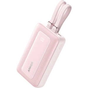 アンカー Anker Japan Zolo Power Bank (10000mAh 30W Built-In USB-C / Lightningケーブル) ピンク A1680N51 アンカー Anker Japan Zolo Power Bank (10000mAh 30W Built-In USB-C / Lightningケーブル) ピンク A1680N51