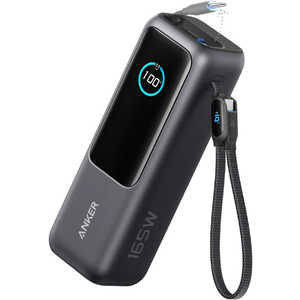 󥫡 Anker Japan Power Bank (25000mAh Built-In  꼰USB-C֥) USB Power Deliveryб / 4ݡȡ ֥å A1695N11