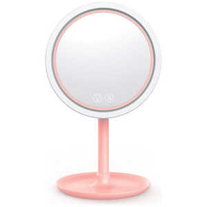 永山 E-Life Beauty LED Windy MakeUp Beauty Mirror Pink ELBLEDFANMIRROR