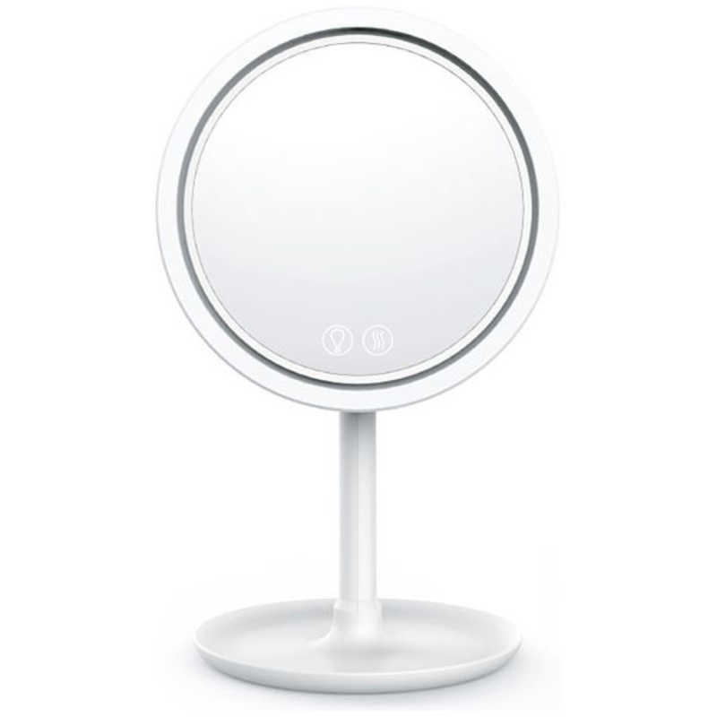 永山 永山 ビューティーミラー LED Windy MakeUp Beauty Mirror PI ELBLED-FANMIRROR-01 ホワイト PI ELBLED-FANMIRROR-01 ホワイト