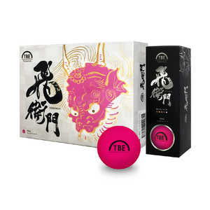 TOBIEMON ゴルフボール2ピース蛍光マットカラー12球入 ［12球(1ダース)］ 蛍光マットピンク T-2BMP