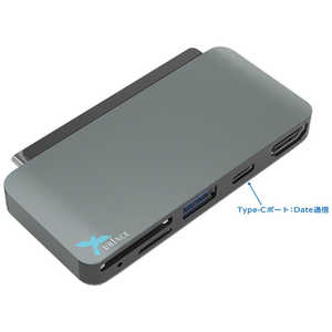イミディア USBハブ DockingTypeC3.1Hub＆Reader＆HDMI＋PDforSurfacePro8 ブラック IMD-SUR709P8