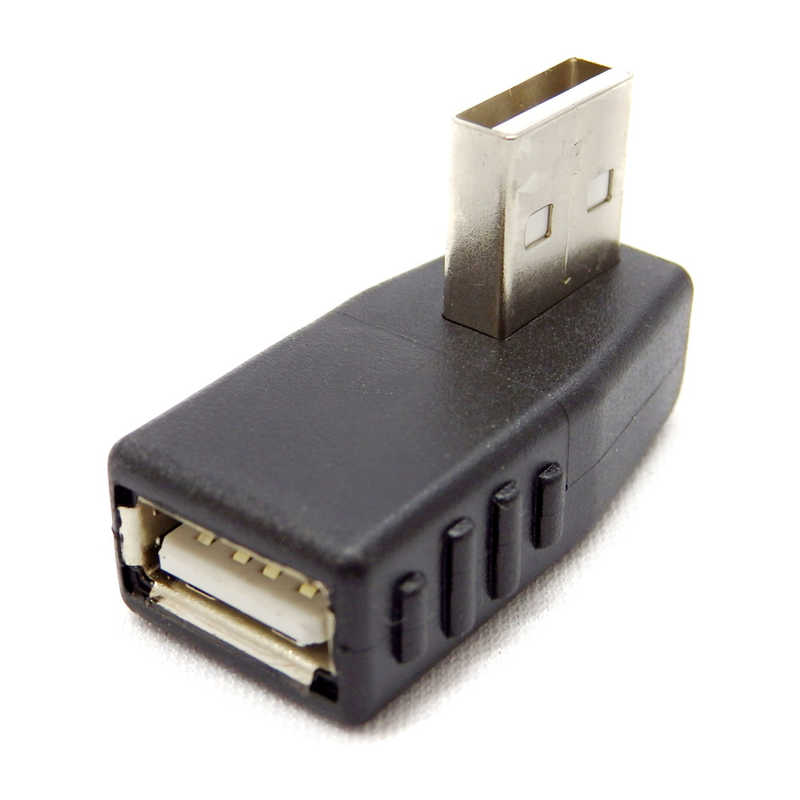 SSAサービス SSAサービス USB変換ホストコネクタ L型下向き [USB A(オス)/USB A(メス)] ブラック SUAFUAMDL SUAFUAMDL