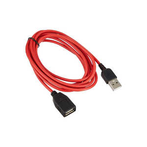 SSAサービス USB延長ケーブル 2m [USB A(オス)/USB A(メス)] レッド SU2AA200R