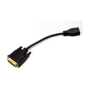 SSAサービス HDMI-DVI変換ケーブル 15cm HDMI ver1.4対応 (DVI(オス)/HDMI(メス)) ブラック DVHDMI15H