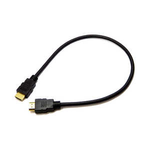 SSAサービス HDMIケーブル 1.4 ブラック [0.5m /HDMI⇔HDMI /スタンダードタイプ /4K対応] SHDMI05M