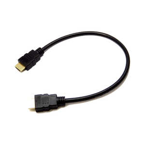 SSAサービス HDMIケーブル 1.4 ブラック [0.3m /HDMI⇔HDMI /スタンダードタイプ /4K対応] SHDMI03M