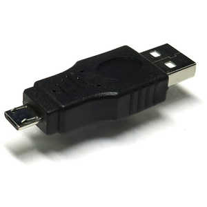 SSAサービス USB変換コネクタ [microUSB(オス)/USB A(オス)] ブラック SUAM-MCMB
