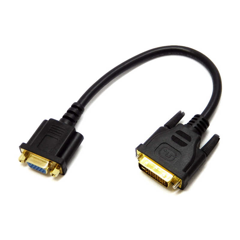 SSAサービス SSAサービス VGA-DVI変換ケーブル 20cm (DVI(オス)/VGA(メス)) ブラック DVVGA20H DVVGA20H