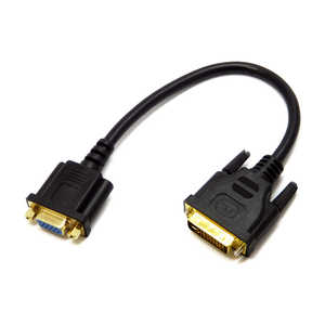 SSAサービス VGA-DVI変換ケーブル 20cm (DVI(オス)/VGA(メス)) ブラック DVVGA20H SSAサービス VGA-DVI変換ケーブル 20cm (DVI(オス)/VGA(メス)) ブラック DVVGA20H