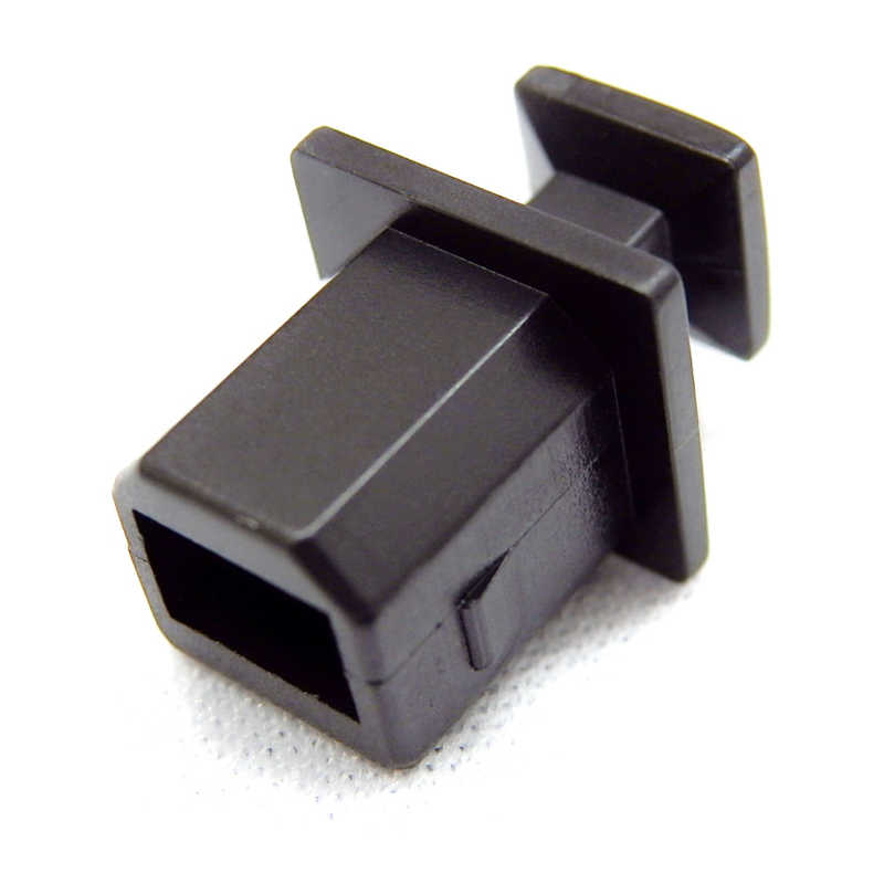 SSAサービス SSAサービス USBコネクタ(メス)用防塵カバー [USB A(メス)用 8個/USB B(メス)用 2個] ブラック SSC-02US SSC-02US