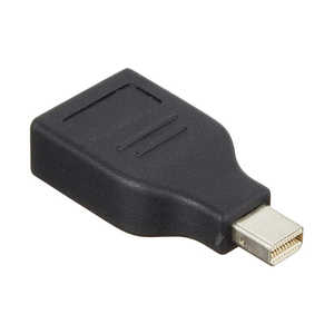 SSAサービス miniDISPLAYPORT変換コネクタ (miniDISPLAYPORT(オス)/DISPLAYPORT(メス) ) ブラック SMDPMDPF