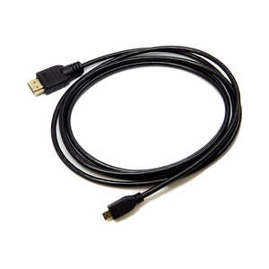 SSAサービス HDMIケーブル ブラック [2m /HDMI⇔MicroHDMI /スタンダードタイプ] MCHDMI2M