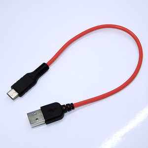 SSAサービス USB TypeCケーブル 20cm USB TypeC(USB2.0・オス) / USB A(オス) レッド ［TypeCオス］ SU2TC20R
